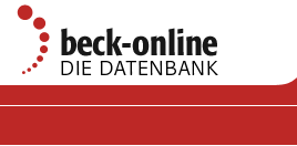 Datenbank Beck–online - Universitätsbibliothek